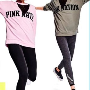 Victoria's Secret Pink Campus Mesh Outfit SM NWT